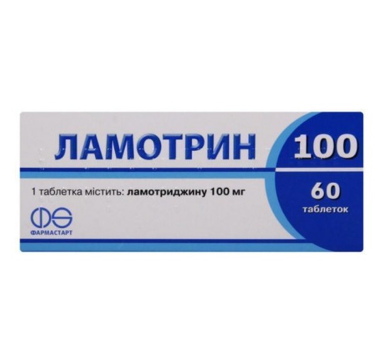 ЛАМОТРИН 100 ТАБ. 100МГ №60