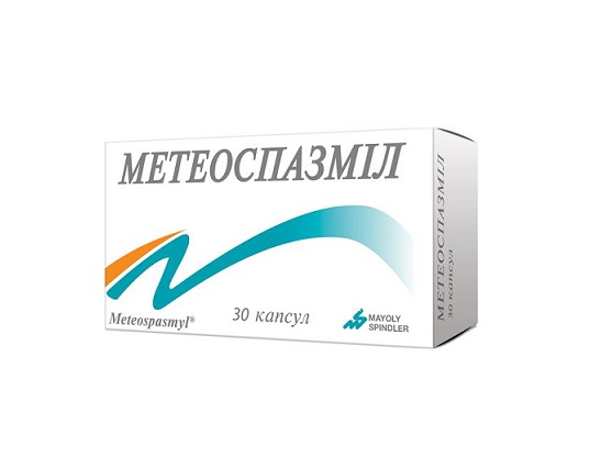 МЕТЕОСПАЗМИЛ КАПС. №30 НДС: цена, инструкция, отзывы в сети аптек Viridis