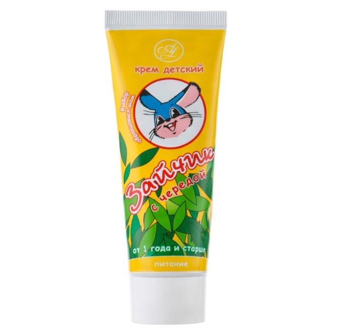 детский крем с зайцем. зайчик крим. крем зайка. инфарма крем детский туба 75мл. малавит детский крем зайка 75мл.
