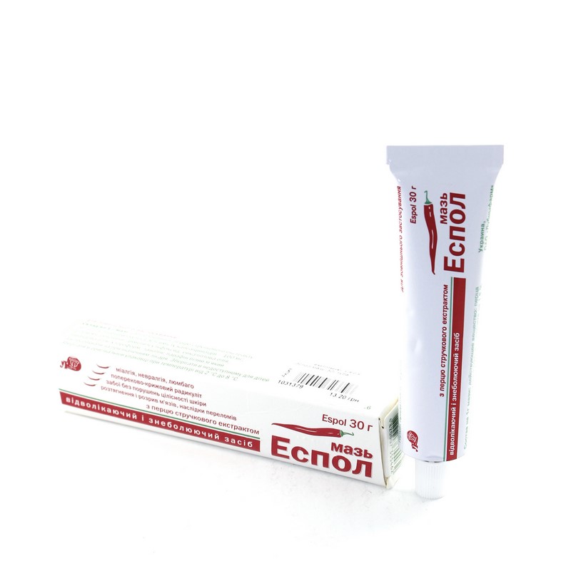 ЭСПОЛ МАЗЬ 30Г: цена, инструкция, отзывы в сети аптек Viridis