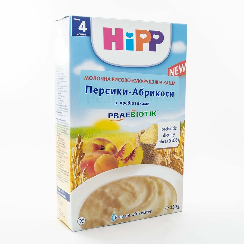 Каша из цельного риса с фруктами hipp