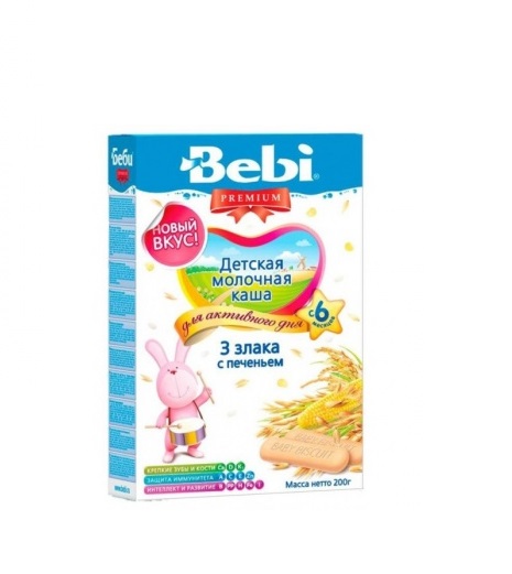 Bebi каша учимся жевать