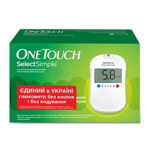 ГЛЮКОМЕТР ONE TOUCH SELECT SIMPLE