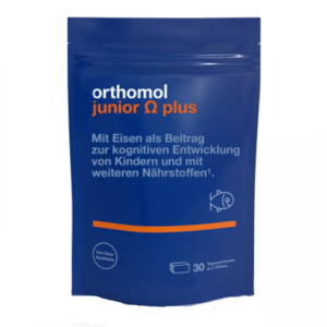 ОРТОМОЛ Junior Omega new жевательные ириски (укрепление иммунитета ребенка) 30 дней
