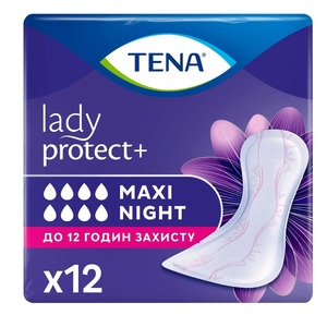 ТЕНА Прокладки уролог Lady Maxi Night 12шт
