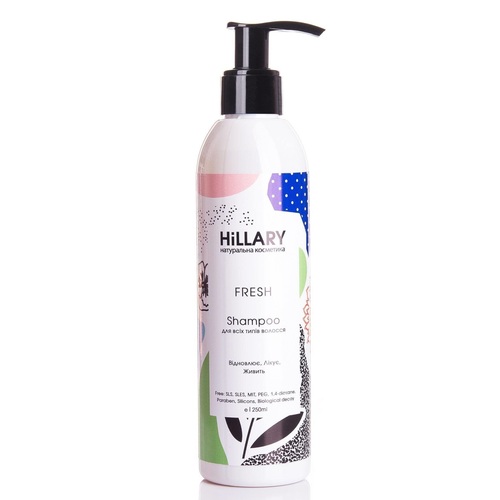 ХИЛЛАРИ Натуральный шампунь для всех типов волос 250мл - фото 1 | Сеть аптек Viridis