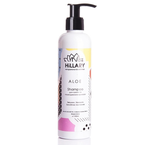 ХИЛЛАРИ Натуральный шампунь для сухих и поврежденных волос 250мл - фото 1 | Сеть аптек Viridis
