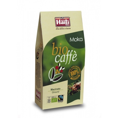 ХАИТИ Biocaffe Moka ground Кофе обжаренный молотый 250г - фото 1 | Сеть аптек Viridis