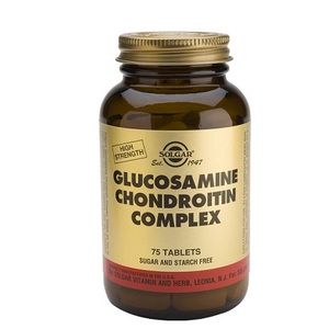 СОЛГАР Глюкозамін-хондроїтин плюс капс. №75