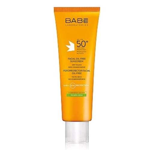 БАБЕ Солнцезащитный Крем для жирной и комбинированной кожи с SPF50+ для ежедневного ухода 50мл - фото 1 | Сеть аптек Viridis