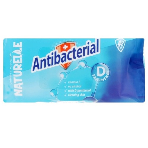 САНВИТА Салфетки влажные антибактериальные Naturelle D-pantenol 48шт - фото 1 | Сеть аптек Viridis