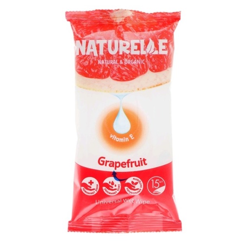САНВИТА Салфетки влажные Naturelle Grapefruit 15шт - фото 1 | Сеть аптек Viridis
