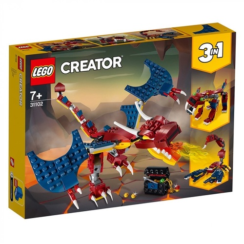 Конструктор LEGO Creator Огненный дракон - фото 1 | Сеть аптек Viridis