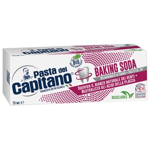 ЗУБНАЯ ПАСТА Pasta del Capitano Baking Soda отбеливающая 75 мл