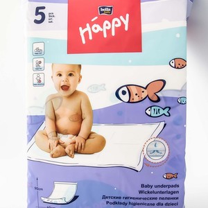 БЕЛЛА Пелёнки для младенцев Happy Baby 60х90 5 шт