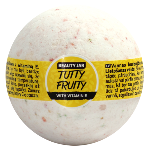 БЬЮТИ ДЖАР Бомбочка для ванны Tutty Fruity 150гр - фото 1 | Сеть аптек Viridis