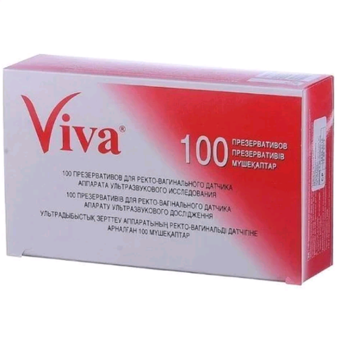 ПРЕЗЕРВАТИВЫ ДЛЯ УЗИ VIVA №100 - фото 1 | Сеть аптек Viridis