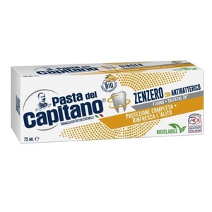 ЗУБНАЯ ПАСТА Pasta del Capitano Ginger антибактериальная с имберем75 мл