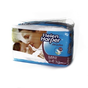 HELEN HARPER AIR COMFORT Mini  - підгузники для дітей (вага 3-6 кг.)  преміум класу 34 шт.