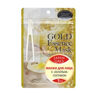 МАСКА Japan Gals Essense Mask с золотым составом 7шт.