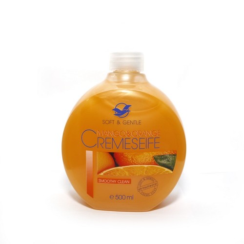 МЭГРИ Жидкое мыло Манго и апельсин 500мл - фото 1 | Сеть аптек Viridis