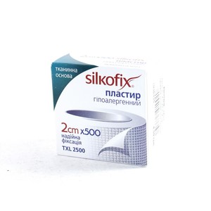 ПЛАСТЫРЬ SILKOFIX на тканевой основе 2см*500см