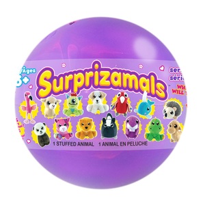 SURPRIZAMALS Мягкая игрушка-сюрприз в шаре в ассортименте