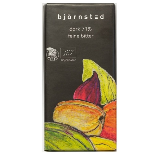 ЛЮДВИГ Вайнрих Шоколад Темный 71% Какао органический 100 г Bjornsted - фото 1 | Сеть аптек Viridis